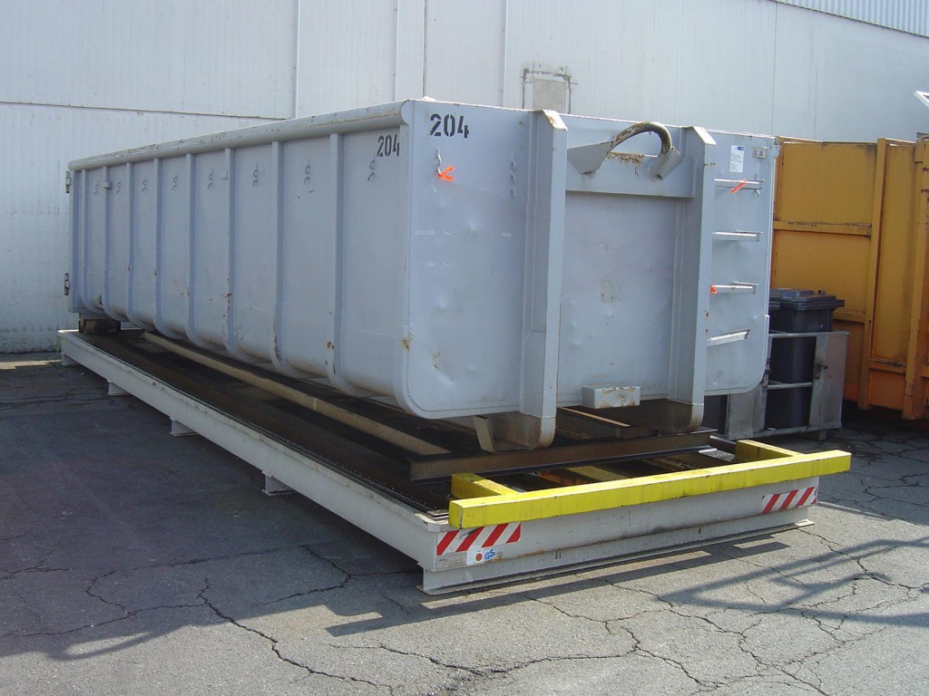 Wanne-Abrollcontainer-WR550-(2 Containerstellplatz - Nur-Wannen Modell - Containerwanne