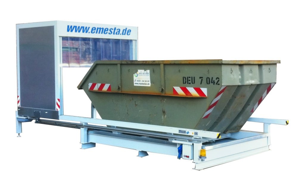 Containerstellplatz zum Lagern von Späncontainer WHG konform