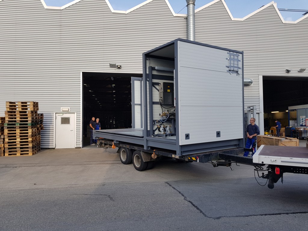 Mobiler Waschplatz mit integriertem Ölabscheider - INORON