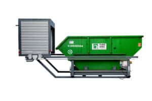EMESTA Containerstellplatz mit Dach auf